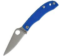 Spyderco HONEYBEE BLUE G-10 PLAINEDGE
