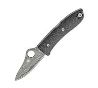 Spyderco LionSteel SpyOpera Fibre de Carbone Damasteel-Thor C255CFPD