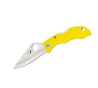 Spyderco LYLP3 Couteau de Poche Ladybug Salt Yellow Jaune