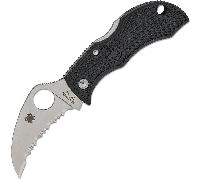 Spyderco Manbug VG10 Satiné Poignées FRN Noires MBKHBS