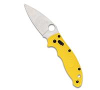 Spyderco Manix2 Salt Lightweight Compression Lock C101PYL2 Couteau de poche en acier inoxydable Jaune