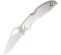 SPYDERCO BY04PS2 Couteau Fermant Mixte Adulte, Gris
