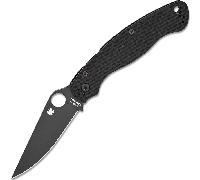 Spyderco Military 2 Noir G-10 Lame Noire Reveal 13 C36GPBK2