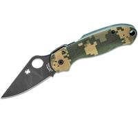 Spyderco Para 3 G-10 Camo Lame Noire C223GPCMOBK