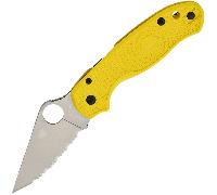 Spyderco PARA 3 SALT JAUNE LÉGER CPM MAGNACUT SPYDEREDGE