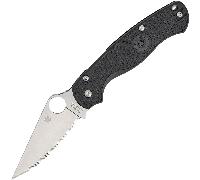 Spyderco Para Military 2 Black Lightweight CTS-BD1N FRN Compression Lock C81SBK2