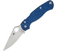 Spyderco Para Military 2 Bleu Cobalt G-10 CPM SPY27 Reveal 14 C81GPCBL2