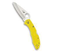 Spyderco - Couteau Salt 2 C88Pyl2 - Lame acier H-1 - Manche FRN jaune 10 cm