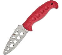 Spyderco Temperance Trainer Sprint Run 420J2 Satin Poignées FRN Rouges FB05TRD