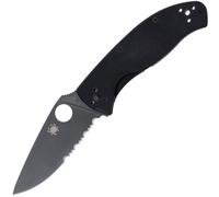 Spyderco Tenacious G-10 Noir Lame Noire C122GBBKPS