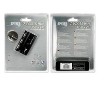 Spyker HUB-SPY-USB2-H901 Hub USB avec 7 ports