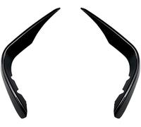 SPYKEY Pare-Chocs Avant Lèvre Spoiler Canards Kit pour Mercedes Benz GLC-Klasse X253 2016-2019 GLC260 300 GLC43 AMG, Noir, ABS, Peinture sur plastique, Autocollante