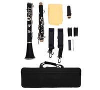 SPYMINNPOO 17 Touches Clarinette, G Key Key Professional Woodwind Instrument de Musique avec un Chiffon de Nettoyage Dur pour les Enfants Adultes Débutants