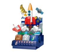 SPYMINNPOO 377pcs Space Exploration Blocy Blocs, Aerospace Toys for Kids de 6 à 12 Ans, Kit de Construction de Vaisseaux Spatiaux éducatifs