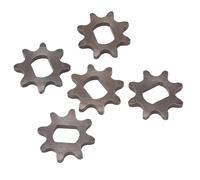 SPYMINNPOO 5 Pièces 8 Dents 420 Pignon de Chaîne Scooter électrique 8T 420 Pignon Taille Interne 17x12mm pour Mini Vélos électriques