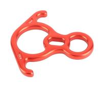 SPYMINNPOO 50Kn Tournure de Tâche Absaubring pour l'escalade équipement de Sauvetage en Aluminium Alliage Rouge 1pcs Rescue Pompiers