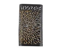 SPYMINNPOO Abat-jour Creux en Fer forgé, Couvercle de Lampe de Table Amovible Contemporain pour Support de Lampe E27 E26, Style Moderne pour Chambre à Coucher, Bureau, 7,9 X 4,5 X 4,5 Pouces, Fer