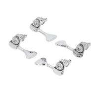 SPYMINNPOO Accordeur de Guitare Snark, Alliage de Zinc, Rapport de Vitesse 20:1, Jeu de Chevilles d'accordage pour Guitare Basse Ouverte pour Fréquences Basses, Construction Durable, Installation