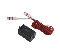 SPYMINNPOO Amplificateur de Microphone, Alimentation Fantôme 48 V, Gain 0-28 DB XLR, Interface Sonore Jack 6,35 Mm avec Sortie équilibrée pour Mixeur de Caméra, Carte Son, Enregis