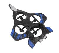 SPYMINNPOO Avion RC en Mousse, Hélicoptère télécommandé Facile à Piloter avec Lumières LED pour Enfants et Débutants, Drones 2,4 GHz, Retournement à 360 Degrés