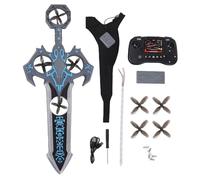 SPYMINNPOO Avion RC Flying Sword, Avion Jouet à Contrôle Gestuel, Gyroscope Haute Précision de 30 Minutes, pour Intérieur et Extérieur (Blue)