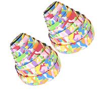 SPYMINNPOO Bandes de Guidon, Matériau éponge Flexible, Enveloppes Antidérapantes pour Vélo avec Bouchons de Barre, pour Vélo de Montagne, de Route (COLORFUL)