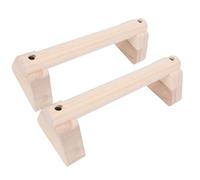 SPYMINNPOO Barre de Pompes, Barres Parallèles Réglables, Support de Barres de Poussée et de Trempage avec Base Antidérapante, équipement D'entraînement pour Salle de Sport à Domicile (25CM)