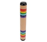 SPYMINNPOO Bâton de Pluie en Bois, Instrument de Percussion en Bois Naturel avec Son Apaisant de Goutte de Pluie pour L'éducation Précoce des Enfants, coloré 35 Cm