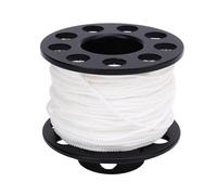 SPYMINNPOO Bobine de Bobine de de Plongée de la de Plongée de avec de avec 131,2 Pieds Ligne Blanche Pince à Double extrémité de 90 Mm pour la Technique de la sécurité de la Grotte