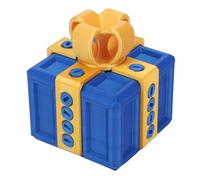 SPYMINNPOO Boîte-Cadeau Ennuyeuse, Jouet D' éducatif Bricolage, Boîte à Démonter pour Obtenir des Cadeaux, Farce Amusante, Jouet de nouveauté de Noël avec Vis pour Enfants (Blue)