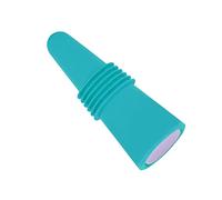 SPYMINNPOO Bouchon de Bouteille de Vin Durable et Fonctionnel pour les Amateurs de Vin, Emballage en Acier Inoxydable en Silicone de qualité Alimentaire pour Cadeau de Vacances, 6,1 X 2,3 Cm (BLUE)