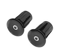 SPYMINNPOO Bouchon de Guidon, Bouchon d'extrémité de Barre de Vélo Léger en Aluminium et en Plastique pour Vélos de Montagne et de Route avec un Design Compact pour Guidon de 15 à 24 Mm (BLACK)