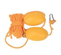SPYMINNPOO Bouée de Kayak, Corde de Laisse de Bateau de Kayak avec Crochet en Acier Inoxydable de Boule Flottante de Bouée pour Le Système D'ancres de Dérive de Pêche(Yellow Sportinggoods Canotage