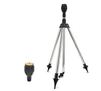 SPYMINNPOO Buse D'arrosage Rotative Durable en Acier Inoxydable pour L'irrigation Agricole du Jardin, Trépied à 360 Degrés Facile à Utiliser pour L'irrigation des Plantes