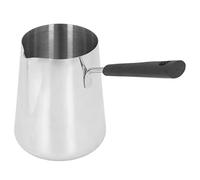 SPYMINNPOO Cafetière Chauffante à café de Grande capacité, Casserole à Lait en Acier Inoxydable pour les Amateurs D'art au Lait