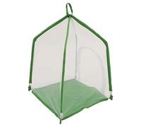 SPYMINNPOO Cage D'observation D'Insectes, de Papillon en Exquise pour Expérience Scientifique, Assemblage Facile, pour Petits Insectes, Papillons, Blanc avec Vert, 29x30x41cm