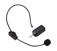 SPYMINNPOO Casque de Microphone sans Fil, Amplificateur Vocal Professionnel 2,4 G avec Réduction du Bruit, Portée de 98 Pieds pour l'enseignement du Chant karaoké et la Prise de Parole en Public (1