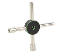 SPYMINNPOO Clé Combinée Multifonction, Porte-Clés Portable, clé D'armoire de Commande électrique, Solide pour Bateau RC (GREEN)