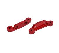 SPYMINNPOO Code de Bras RC 2 Pièces, Alliage de Zinc Haute Résistance pour Voiture 1/16 RC, avec durabilité Améliorée et Réduction des Vibrations, adapté pour SCY 16101 16102 16103 16201 (Rouge)