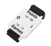 SPYMINNPOO Compteur de Score au Poignet pour Tennis, Grand Format et Facile à Lire, avec Bracelet Ajustable, pour Entraîneurs et Arbitres de Tennis, Badminton et Volley-Ball. (White)