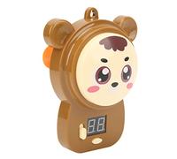 SPYMINNPOO Compteur Tactile Intelligent D'entraînement à la Diffusion Vocale pour Attirer L'attention des Enfants, Compteur Tactile de Saut pour Faire Grandir Le Matériel (Brown)