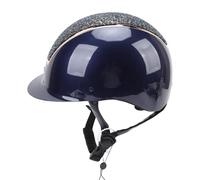 SPYMINNPOO Confort Respirant, Protection Premium, Absorption de Choc Avancée Casque d'équitation Bleu avec Ajustement Personnalisable et Entretien Pratique pour Les Longs Trajets (M)