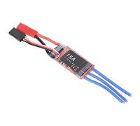 SPYMINNPOO Contrôleur de Vitesse électronique 15A ESC, Régulateur de Vitesse du Moteur pour la Voiture 1/28 1/24 RC avec Contrôleur TX Récepteur de 2,4 GHz
