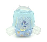SPYMINNPOO Couche de Bain Réutilisable et étanche pour bébé, Taille élastique à 360 Degrés pour les Tout-petits, Tissu Non tissé en Coton (M)