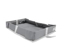 SPYMINNPOO Couvercle de Plateau de Voyage Pliable Multifonctionnel, Organisateur de Table de d'avion pour Enfants, Sac de Jouets Portable (Gray)