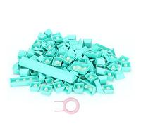SPYMINNPOO Couvre-clés Bouton PBT 108 Bouton Clave Clavier COLORFE (Bleu Ciel)
