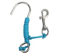 SPYMINNPOO Crochet de Plongée Durable avec Verrouillage à Vis Robuste pour la Plongée Souterraine en Acier Inoxydable