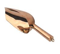 SPYMINNPOO Cuillère à Glace Robuste en Acier Inoxydable de qualité Alimentaire pour Restaurant D'hôtel à Domicile, Cuillère à Seau à Glace à Bord Lisse Polie Miroir pour Outils de Cuisine (Or Rose)