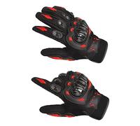 SPYMINNPOO de Cyclisme en Plein Air, Résistants aux Chutes et aux Glissements, de Sport de Moto en Nylon Respirant et Confortables avec Conception de Trou de Transpiration Anti-Impact à 4 (XL)