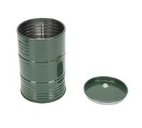 SPYMINNPOO Décoration de Tambour D'huile en Métal pour SCX10 1/10 RC -RAWLER, Réservoir Décoratif détaillé pour Améliorer L'expérience de Jeu, Matériau en Alliage Résistant au Climat (Green)